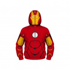 Kids Hoodies Iron Man Zip Up Long Sleeve Swearshirt