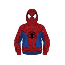 Spiderman Zip Up Long Sleeve Swearshirt For Kids