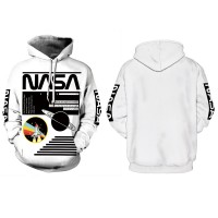 NASA Logo Hoodie Space Astronaut 3D Print Long Sleeve Suit  