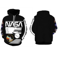 Nasa Astronaut Hoodie 3D Print Apaceship Long Sleeve Suit  