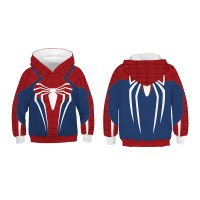 Spider Man PS4 3D Print Pattern Long Sleeve Swearshirt For Kids  