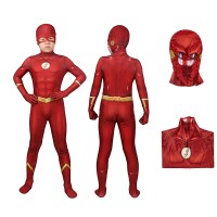 The Flash Season 5 Cosplay Jumpsuit Barry Allen Suit For Kids  