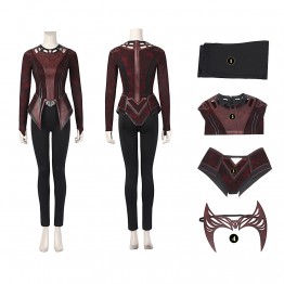 Scarlet Witch Suit Doctor Strange in the Multiverse of Madness Cosplay Costume