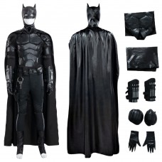 2022 New Batman Cosplay Costume The Batman Robert Pattinson Suit Upgraded Version