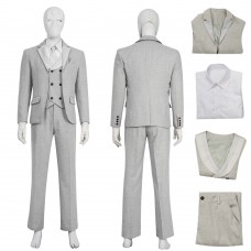 Moon Knight Marc Spector Steven Grant Cosplay Costume Moon Knight Cotton Suit