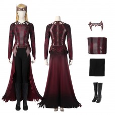 Wanda Maximoff Halloween Suit Doctor Strange in the Multiverse of Madness Scarlet Witch Cosplay Costume