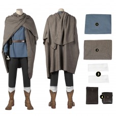 Obi-Wan Kenobi Cosplay Suit Star Wars Halloween Leather Costume