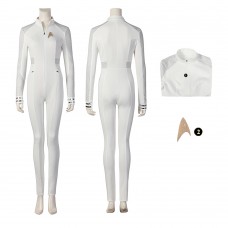 Star Trek Strange New Worlds Cosplay Jumpsuit Nyota Uhura White Suit