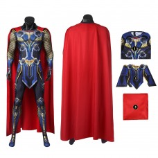 Movis Thor Love and Thunder Jumpsuit Thor Halloween Suit With Cloak