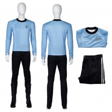 Strange New Worlds Cosplay Suit Blue Shirt Star Trek Uniform Costume With Tops Pants
