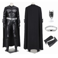 Movie Dark Knight Rises Halloween Suit Batman Bruce Wayne Cosplay Costume  