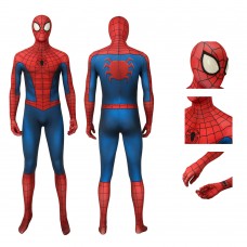 Movie Spider-Man Classic Suit Halloween Cosplay Jumpsuit