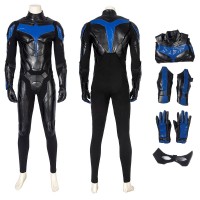 Titans Season 1 Suit Nightwing Costume Dick Grayson Jumpsuit  