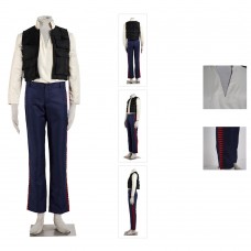 Movie Star Wars Suit Han Solo Cosplay Costume Full Set