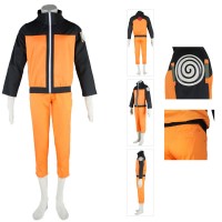 Naruto Uzumaki Cosplay Costumes Naruto Shippuden Cosplay Suit  