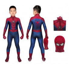 Kids Peter Parker Zentai Jumpsuit The Amazing Spider-Man Cosplay Costumes