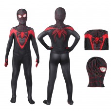 Kids Spider-Man Miles Morales PS5 Cosplay Suit Spiderman Jumpsuit
