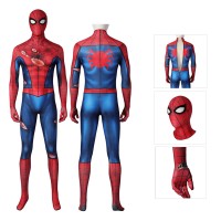 Spiderman Damaged Cosplay Jumpsuit Spider-Man PS5 Classic Suit  
