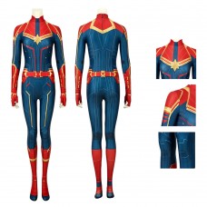 Captain Marvel Polyester Bodysuit Carol Danvers Cosplay Suit