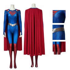 Supergirl Season 5 Cosplay Costumes Jumpsuit Kara Zor-El Suit With Cloak