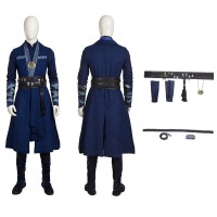 Stephen Strange Cosplay Suit Doctor Strange Leather Cosplay Costume With Cloak  
