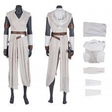 Star Wars 9 The Rise of Skywalker Cosplay Costume Rey Skywalker Suit