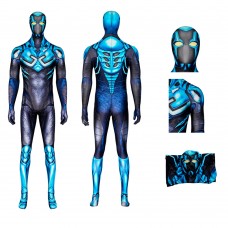 Jaime Reyes Cosplay Jumpsuit Blue Beetle Costume