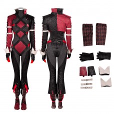 Harley Quinn Jumpsuit Gotham Knights Halloween Cosplay Suit