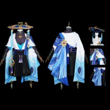 Balladeer Costumes High Quality Female Genshin Impact Wanderer Kunikuzushi Cosplay Suit