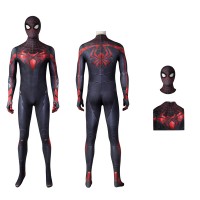 PS5 Spider-Man Miles Morales Cosplay Costumes Advanced Tech Jumpsuit  
