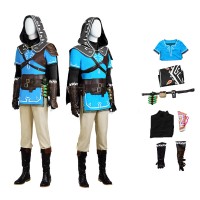 The Legend of Zelda Tears of the Kingdom Male Cosplay Costumes Link Halloween Outfits  