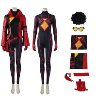 Spider-Man Across The Spider-Verse Cosplay Costumes Spider-Woman Jessica Drew Suits  