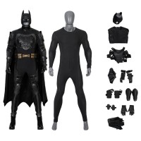The Flash Movie Cosplay Suit Batman Bruce Wayne Male Costumes  