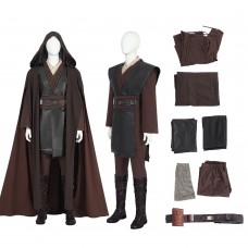 Star Wars Episode II Attack of the Clones Cosplay Costumes Anakin Skywalker Male Outfits