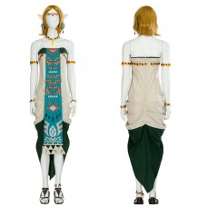 The Legend of Zelda Tears of the Kingdom Female Cosplay Costumes Princess Zelda Suit Dress