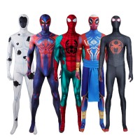 Spiderman Jumpsuit Spider Man Across the Spider-Verse Cosplay Costume Halloween Suit  