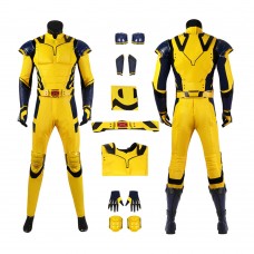 Wolverine Halloween Jumpsuit Deadpool 3 James Logan Howlett Yellow Cosplay Costumes