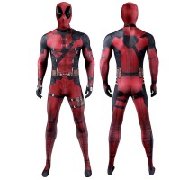 Deadpool 3 Red Suit Deadpool Wade Wilson Red Jumpsuit Cosplay Costumes  