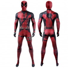 Deadpool 3 Red Suit Deadpool Wade Wilson Red Jumpsuit Cosplay Costumes