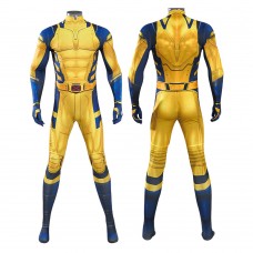 Wolverine Bodysuit Logan Yellow Suit Deadpool 3 Hugh Jackman Cosplay Costumes