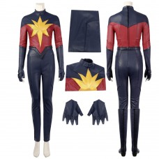 Movie Marvel Captain Cosplay Costumes Carol Danvers Suit