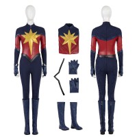 The Marvels Carol Danvers Cosplay Suits Captain Marvel 2 Costume for Halloween  