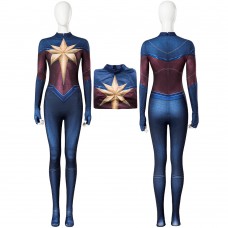 Captain Marvel 2 Blue Jumpsuit The Marvels Captain Marvel Suit for Female