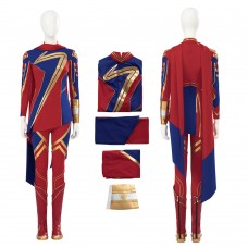 Kamala Khan Costumes Captain Marvel 2 Cosplay Suit Women Outfit