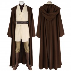Obi-Wan Kenobi Cosplay Suit Movie Star Wars Episode III Revenge of the Sith Costume