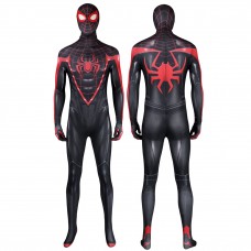 Miles Morales Cosplay Suit Spider-Man PS4 Costumes Adult Jumpsuit