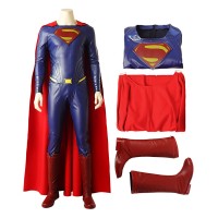 Justice League Superman Jumpsuit Clark Kent Cosplay Costumes  