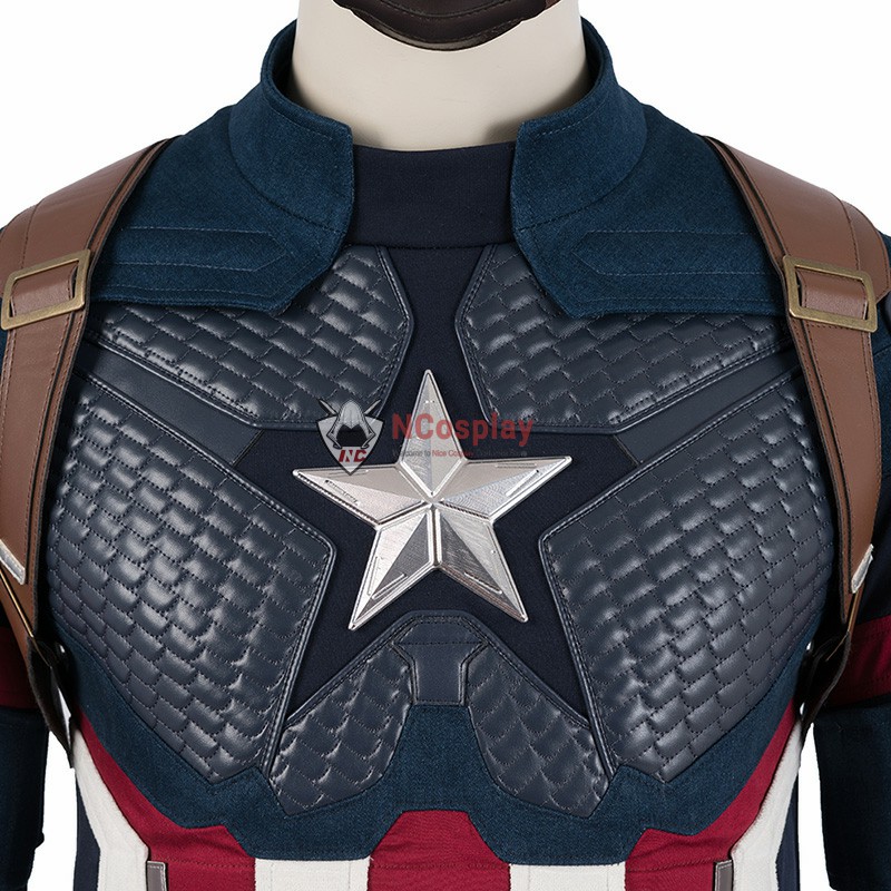 Avengers Endgame Steve Rogers Cosplay Costumes High Detail Edition