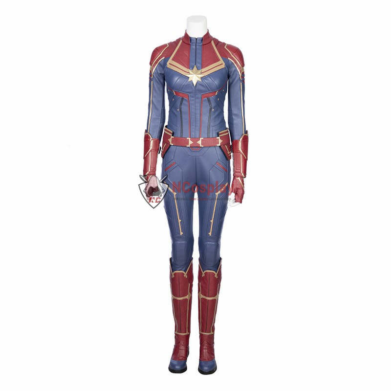Marvel 2019 Movie Captain Marvel Carol Danvers Cosplay Costume-B Edition