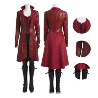 Marvel Captain America Civil War Scarlet Witch Cosplay Costume  